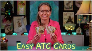 Easy ATC Cards with IOD Pastiche [upl. by Anwahsat808]