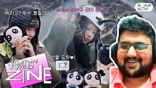 Jeans ZINE Hehehe Spring Outing EP1 조금 이른 봄놀이 날씨의 배신🌧  NewJeans Reaction [upl. by Ednihek]