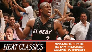 HEAT Classics 0809 Dwyane Wade This is My House Game vs Chicago Bulls Last 5 minutes  2OT 🏀 [upl. by Chimene687]