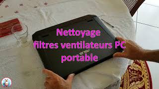 Nettoyage filtres ventilateurs Pc portable [upl. by Elodea372]