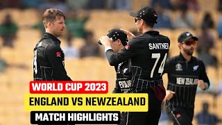 England vs New Zealand World Cup 2023 1st Match Highlights  Eng vs NZ 1st Match Highlights 2023 [upl. by Rodmun]