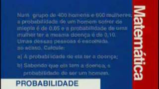 Matemática  Probabilidade I  Parte 2  2 [upl. by Aruol]