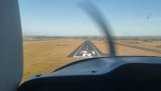 c152 landing final round out and flare [upl. by Geraud]