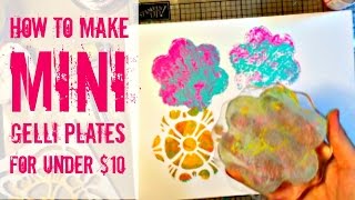 How to Make Mini Gelli Plates [upl. by Arika]