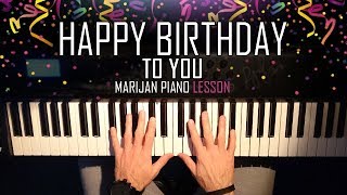 How To Play Happy Birthday To You  Piano Tutorial Lesson [upl. by Bruyn259]