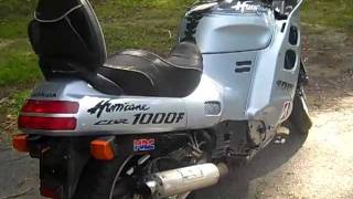 1987 Honda Hurricane 1000 V  H Super Sport exhaust [upl. by Eniad256]