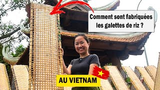 VIETNAM  Le village des GALETTES de RIZ 🍚🍘 [upl. by Ahseyd]