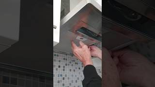 How to replace bulb in stove hood Siemens Exhaust Hood Kitchen Hood Light [upl. by Ellenehs]