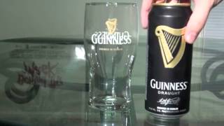 How to Properly Pour a Can of Guinness [upl. by Hungarian]