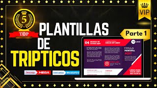 🚀 Descargar 5 Plantillas de Folletos creativos y trípticos en publisher 🔥 GRATIS🔥 2024😮 PARTE 1 [upl. by Atiloj545]