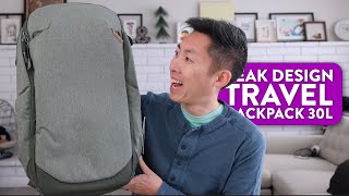 Peak Design Travel Backpack 30L Hands On Review  Accessories  Local Adventurer [upl. by Gudrin]