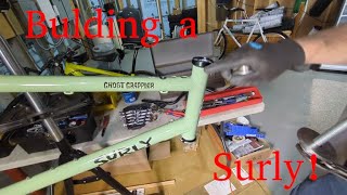 Surly Grappler Alt Bar Bike Build Part 1 of 2 [upl. by Assylla957]