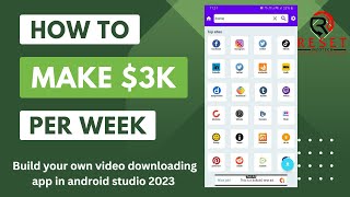 Build your own video downloading app in android studio 2023 VideoDownloadingApp VideoDownloader [upl. by Sophey160]