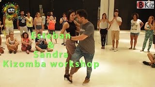 ESTEBAN amp SANDRA kizomba workshop AFROFESTIVAL COSTA DEL SOL 2016 Congress [upl. by Eddina]