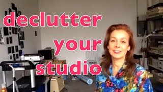 Declutter your studio Helpful Tips amp Motivation [upl. by Ericka]