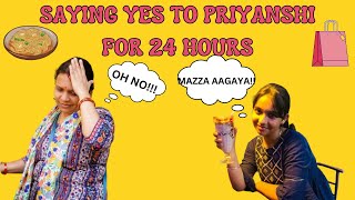 Saying Yes To Priyanshi For 24 Hourslearnwithpriyanshi [upl. by Padriac601]