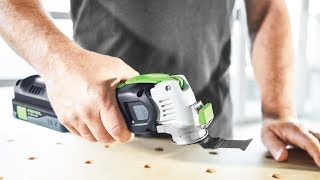 Oszillierer  AkkuVECTURO OSC 18  Festool [upl. by Prakash]