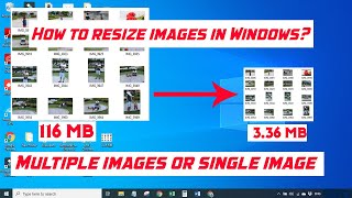 Easiest Way To Resize Images In Windows 10 [upl. by Sikes]