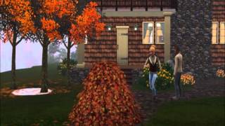 Sims 3 Seasons Leaf Pile Woohoo [upl. by Endaira]