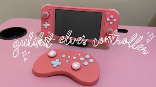 🎀 gulikit elves controller unboxing  a little gameplay of breath of the wild amp genshin impact 💘 [upl. by Teahan]