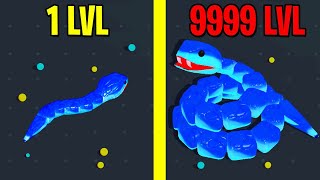 Snake clash io  Battle vs King Snake Lv 5600 100 Win [upl. by Tumer]