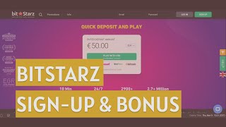 BitStarz Casino How to SignUp amp Bonuses [upl. by Zitah]