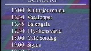 TV2 Avslutning 19910302 [upl. by Idleman]