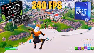 GTX 1660 SUPER  INTEL I7 10700K FORTNITE CHAPTER 5 SEASON 1 SOLOS PERFORMANCE MODE 240 FPS [upl. by Geehan639]