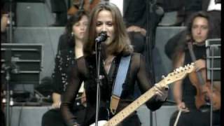 Sheryl Crow and Eric Clapton  quotRun Baby Runquot  Pavarotti and Friends  1996  live [upl. by Cutcheon125]