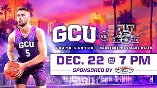 GCU Mens Basketball vs Mississippi Valley State Dec 22 2018 [upl. by Rairb]