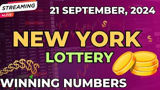 New York Midday Lottery Results For  21 Sep 2024  Numbers  Win 4  Take 5  NY Lotto  Powerball [upl. by Hector]