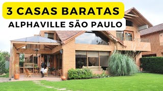 Casas a baratas a venda nos Residenciais Alphaville SP [upl. by Aldredge]