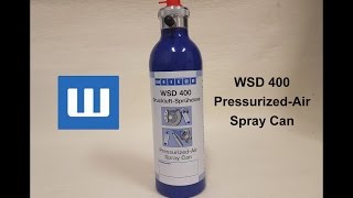 Weicon WSD 400 PressurizedAir Spray Can [upl. by Ahsikyt]