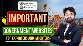 MustVisit Govt Websites for ExportImport Business by Harsh Dhawan [upl. by Melesa]