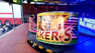 8th off March 2024 fairground at thurnscoe working mens club the waltzers [upl. by Nerwal]