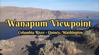 Wanapum Viewpoint  Scenic Overlook of the Columbia River  Off I90 Outside of Quincy Washington [upl. by Juetta]