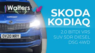 Skoda Kodiaq 20 Bitdi Vrs SUV Diesel DSG 4WD [upl. by Jacobine771]