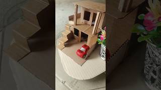 Sampl cardboard housediy diy cardboard homeshortvideo [upl. by Delphinia]