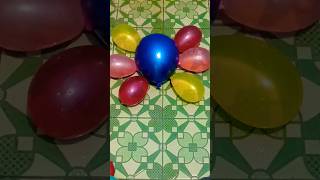 Beautiful Blue Metallic Balloons Water Pop Reverse Video Asmr [upl. by Cantlon783]