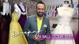 Draping a Ball Gown Skirt [upl. by Acira]