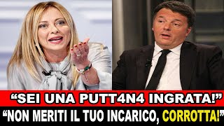 Renzi e Vespa Tentano di Zittire Giorgia Meloni ma la Sua Risposta Sorprende Tutti [upl. by Ardnuaet700]