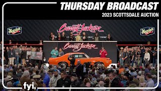 2023 SCOTTSDALE THURSDAY BROADCAST  Thursday January 26 2023  BARRETTJACKSON 2023 AUCTION [upl. by Yeffej]