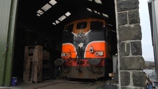 GM Loco No 146 startup  Downpatrick  6th May 2013 [upl. by Edea999]