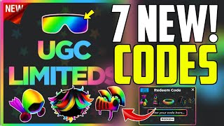 NEW ALL WORKING CODES FOR UGC LIMITED IN 2024 ROBLOX UGC LIMITED CODES [upl. by Winchell]