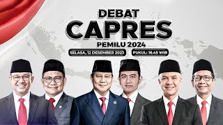 LIVE  Debat Pertama Calon Presiden Pemilu 2024 [upl. by Eglantine]