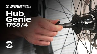 Hub Genie 17584  Product Overview  Unior Bike Tools [upl. by Ripley]