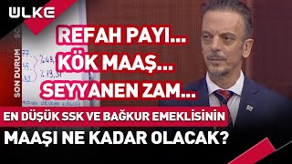 En Düşük SSK ve Bağkur Emeklisinin Maaşı Ne Kadar Olacak Uzman İsim Canlı Yayında Açıkladı haber [upl. by Drazze999]