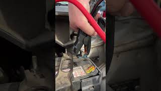 How To Jump Start A Car With Jumper Leads shorts howto [upl. by Elbon]