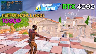 RTX 4090 Ryzen 5900x  fortnite performance mode gameplay 1080p [upl. by Bannerman]