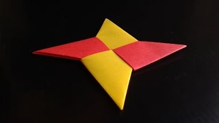 How to Make an Origami Ninja Star Shuriken [upl. by Yelbmik264]